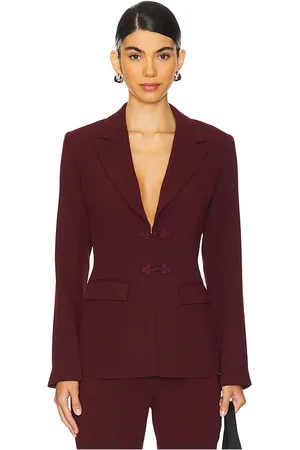 Sau Lee Toni blazer en color burgundy talla 10 en - Burgundy. Talla 10 (también en 8).