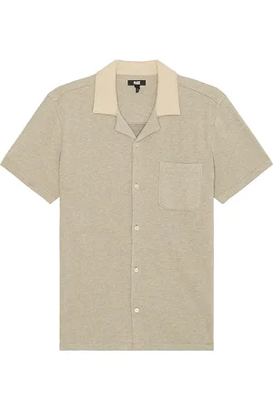 Paige Camisa manga corta oliver en color beige talla L en - Beige. Talla L (también en M).