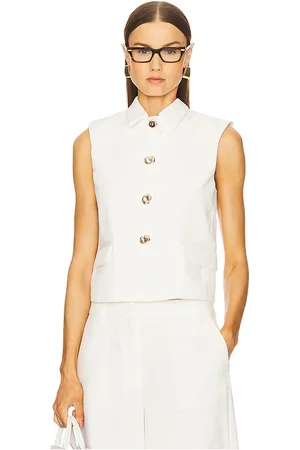 Herskind Chaleco brian en color blanco talla 32 en - White. Talla 32 (también en 34, 36, 38, 40).