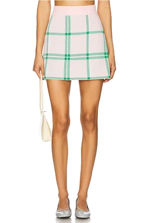 Favorite Daughter Falda punto en color rosado talla L en - Pink. Talla L (también en M, S, XL, XS).