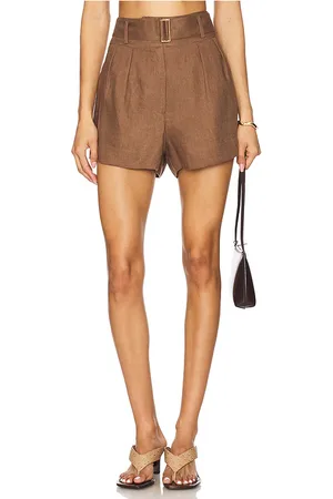 Hevron Zinna short en color marrón talla 10 en - Brown. Talla 10 (también en 12).