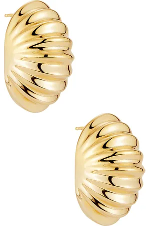 mega Pendientes en color oro metálico talla all en - Metallic Gold. Talla all.