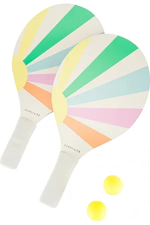 Sunnylife Juego al aire libre pool side beach paddle set en color blanco talla all en - White. Talla all.
