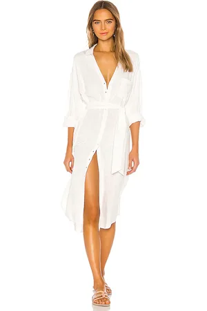 L*Space Vestido camisero barcelona en color blanco talla XS/S en - White. Talla XS/S (también en M/L).
