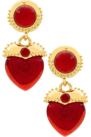 8 Other Reasons Pendientes crown jewels en color talla all en - Red. Talla all.