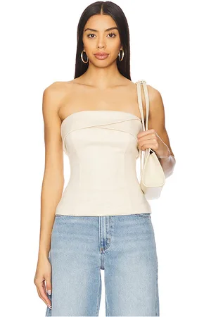 ALL THE WAYS Josefina strapless top en color talla L en - Cream. Talla L (también en M, S, XL, XS, XXS).