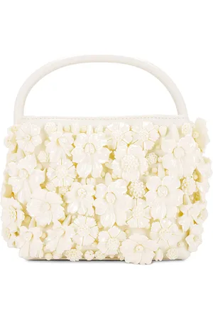 Cult Gaia Bolso mini con asa superior solene en color blanco talla all en - White. Talla all.