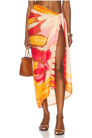 Maaji Pareo summer dunes isla en color naranja talla all en - Orange. Talla all.