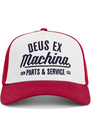 Deus Ex Machina Gorra de camionero overbite en color rojo talla all en - Red. Talla all.