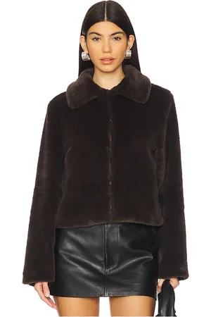superdown Chaqueta tianna en color chocolate talla S en - Chocolate. Talla S (también en XS, XXS).