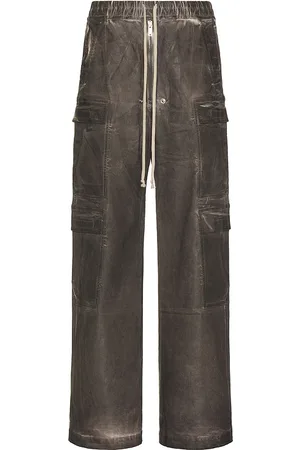 DRKSHDW BY RICK OWENS Pantalón cargo double en color gris talla L en - Grey. Talla L (también en M, S).