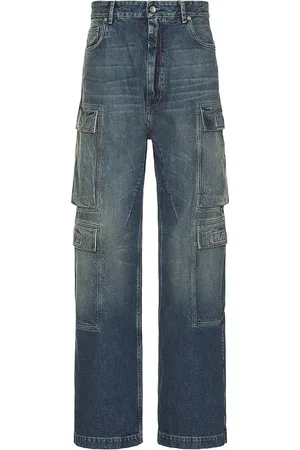 DRKSHDW BY RICK OWENS Jeans cargo double en color azul talla 32 en - Blue. Talla 32 (también en 34, 36).