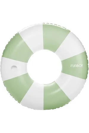 FUNBOY Flotador sage vintage stripe tube float en color verde talla all en N/A - Green. Talla all.