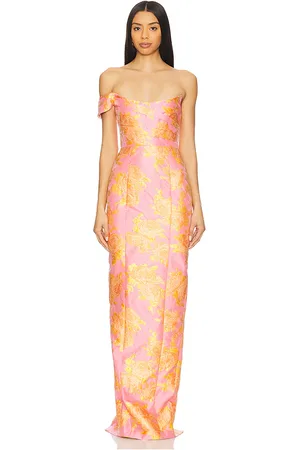 Sau Lee Vestido largo jackson en color rose talla 00 en - Rose. Talla 00 (también en 2).