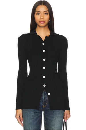 Moussy Cárdigan de cuello en color talla M en - Black. Talla M (también en XS).