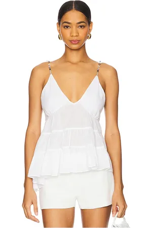 Azeeza Viola top en color talla L en - White. Talla L (también en M, S, XS).