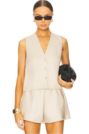 Ivy & Oak Chaleco tala ann en color crema talla 38 en - Cream. Talla 38 (también en 40).