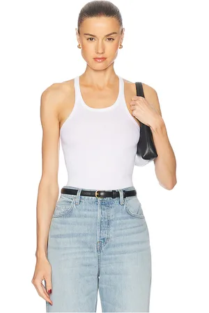 GRLFRND Body racer cami bodysuit en color talla L en - White. Talla L (también en M, S, XL, XS, XXS).