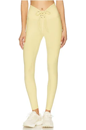 YEAR OF OURS Stretch football legging en color amarillo limon talla L en - Lemon. Talla L (también en M, XL).