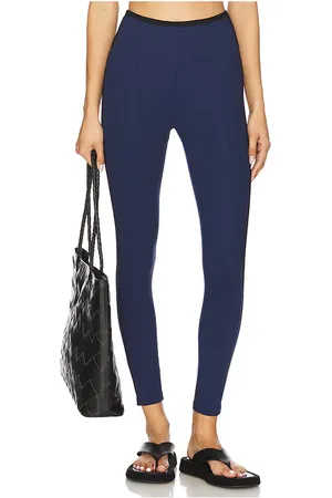 YEAR OF OURS Ribbed track legging en color azul marino talla L en - Navy. Talla L (también en M, S).