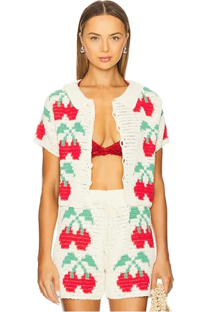 CeliaB X revolve top en color ivory talla L en - Ivory. Talla L (también en M, XS).
