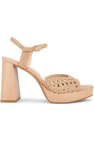 Dolce Vita Tacón peyten en color bronce talla 10 en - Tan. Talla 10 (también en 6, 6.5, 7, 7.5, 8, 8.5, 9, 9.5).