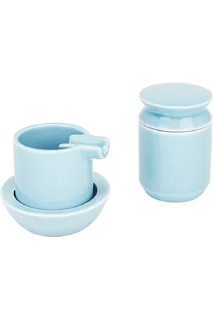 HOUSEPLANT Cenicero y tarro en color bebe azul talla all en - Baby Blue. Talla all.