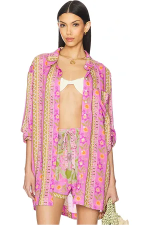 SPELL Camisa goldie en color rosado talla L en - Pink. Talla L (también en M, S, XL, XXL).