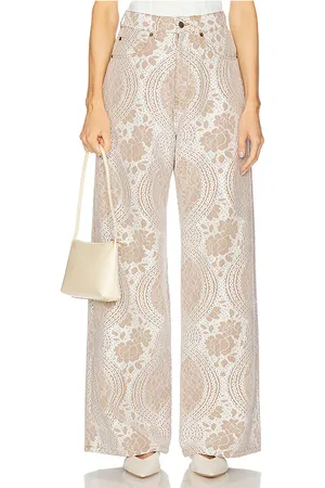 GIUSEPPE DI MORABITO Pantalones pata ancha en color neutral talla 36 en - Neutral. Talla 36 (también en 38, 40, 42, 44).