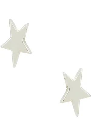 TWOJEYS Pendientes de tachuela star en color plateado metálico talla all en - Metallic Silver. Talla all.