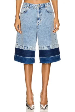 Moschino Colorblock short en color azul talla 24 en - Blue. Talla 24 (también en 25).
