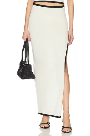 Seven Wonders Falda maxi dulchie en color crema talla L en - Cream. Talla L (también en M, S, XS).