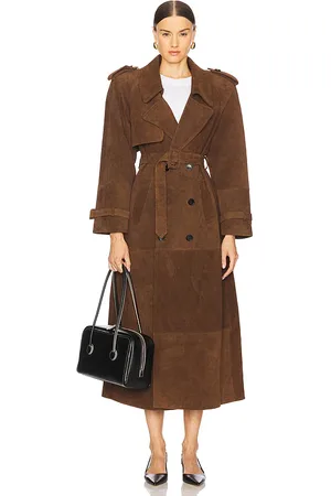 Susanna Chow Trenca madison en color marrón talla L en - Brown. Talla L (también en M, S).