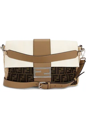 SIEDRES Bolso hombro fendi en color ivory,taupe talla all en - Ivory,Taupe. Talla all.