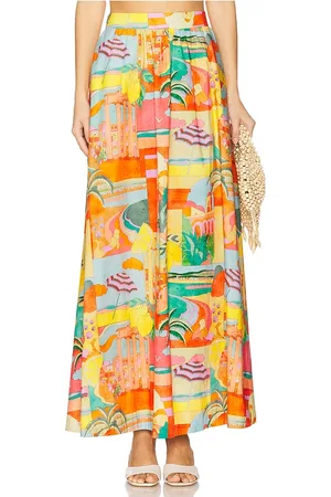 Show Me Your Mumu Falda pisa en color naranja talla L en - Orange. Talla L (también en M, S, XS).
