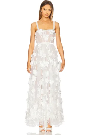 Bronx and Banco Maxivestido anastasia en color talla L en - White. Talla L (también en M, S, XL, XS).