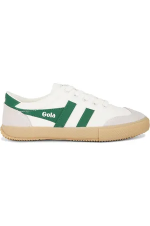 Gola Zapatilla deportiva badminton en color verde oscuro talla 10 en Off White Green & Gum - Dark Green. Talla 10 (también en 11, 5, 6, 6.5, 7