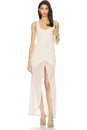 AFRM Vestido irregular landa en color ivory talla 2X en - Ivory. Talla 2X (también en L, M, S, XL, XXL).