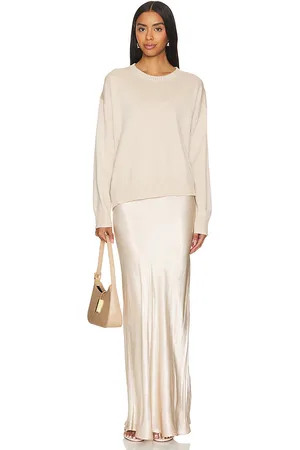 SOVERE Vestido de punto combinado rhyme en color neutral metálico talla M en - Metallic Neutral. Talla M (también en S, XL).