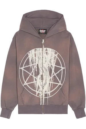 Pleasures Sudadera con capucha con cremallera nonagram en color gris talla L en - Grey. Talla L (también en M, S, XL/1X).