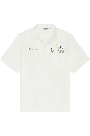 Service Works Camisa manga corta necessities en color blanco talla L en - White. Talla L (también en M, S, XL/1X).
