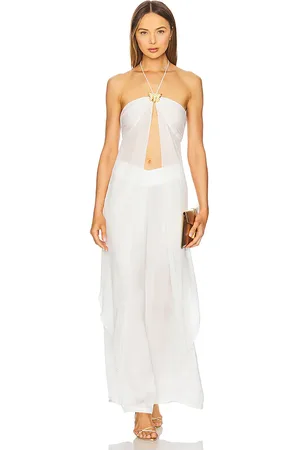 Cin Cin Coral orchid drape top en color blanco talla L en - White. Talla L (también en M, XL).