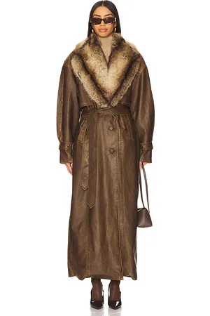 AFRM Trenca saint en color marrón talla L en - Brown. Talla L (también en M).