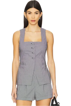 FAITHFULL THE BRAND Chaleco maya en color negro talla L en - Black. Talla L (también en M, S, XL, XS).