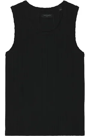 AllSaints Chaleco de punto denver en color negro talla L en - Black. Talla L (también en M, S, XL/1X).