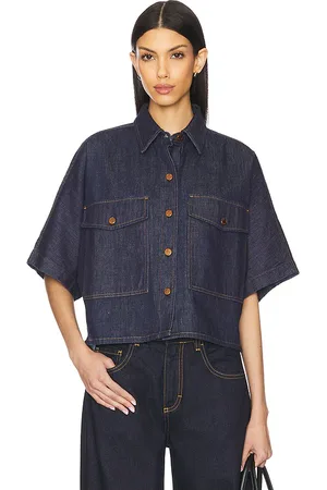 AGOLDE Camisa taron en color azul talla L en - Blue. Talla L (también en M, S, XS).