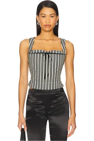 Miaou Corsé imogene en color neutral,black talla L en - Neutral,Black. Talla L (también en M, S, XL, XS).