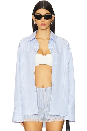 ALL THE WAYS Misha button up top en color talla L en - Blue. Talla L (también en M, S, XL, XS).