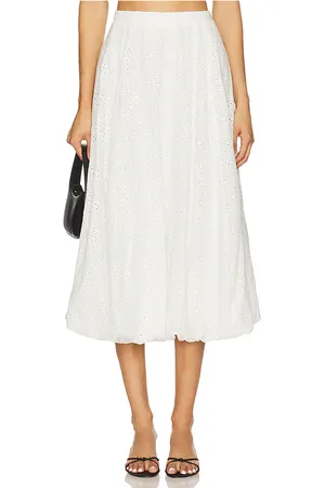 ASTR Falda blanca. skirt en color talla L en - White. Talla L (también en M, S, XS).