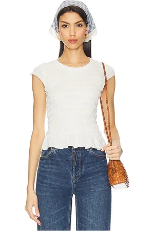 Free People Camiseta sylvie en color talla L en - . Talla L (también en M, S, XL, XS).